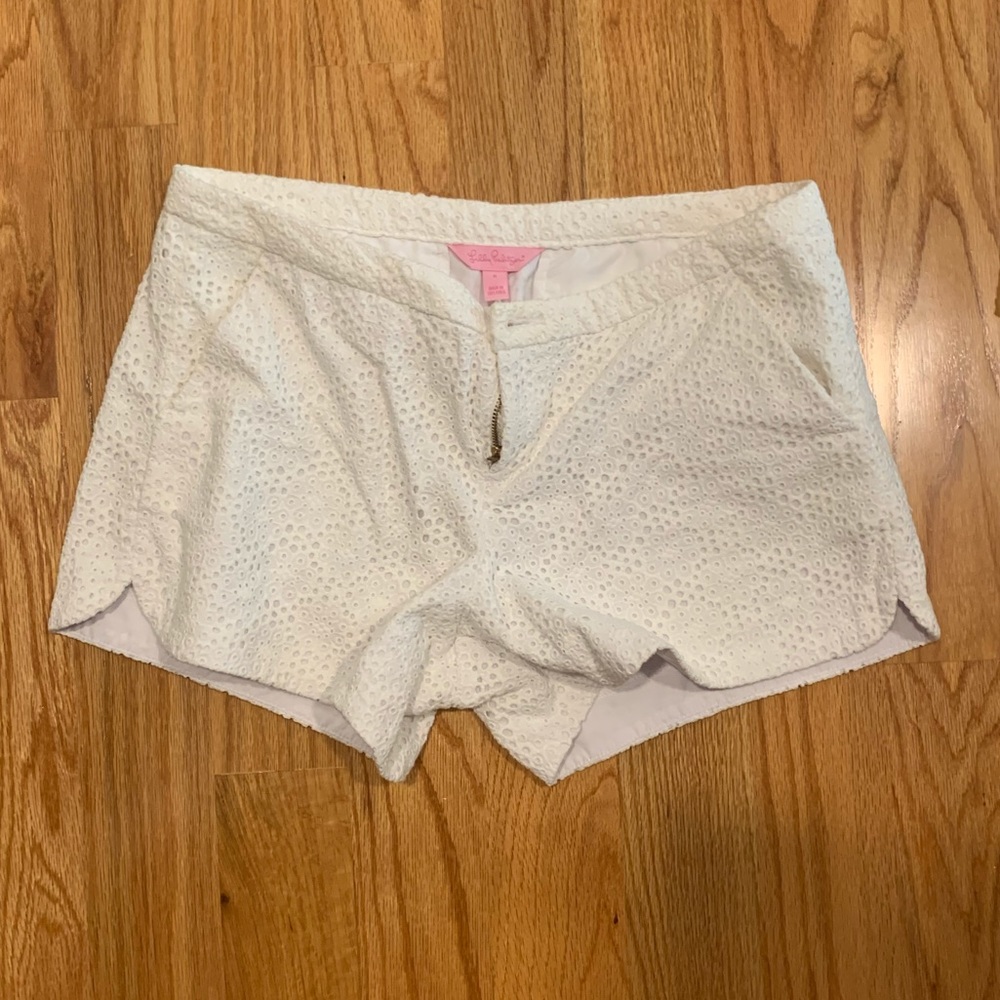 Lilly white eyelet shorts